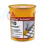 Revestimiento anticorrosión y capa de adherencia para armaduras hormigón, Sika Top® Armatec 110 EpoCem® de Sika. gris